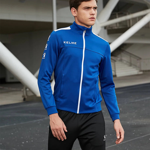 KELME Men's Sportswear Warm Tracksuit Jacket Sweatpants Running Sets Jogging Suits Male Joggers Fitness Sport Suit Men 3771200