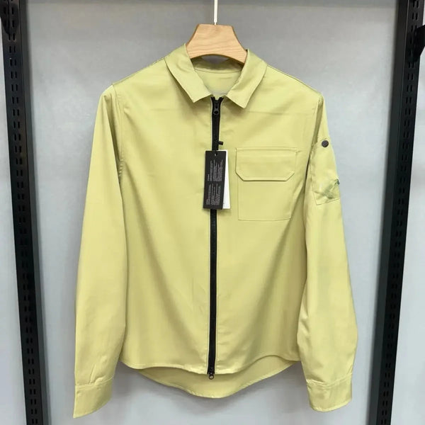 2024 New British style Nylon Shirt Couple's Jacket Waterproof and Windproof Functional Jacket Casual Light Luxury Men's Wear