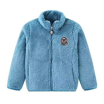 5 6 8 10 12 Years Winter Boys Jacket Thicken Keep Warm Fashion Fur Collar Kids Jacket