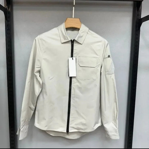 2024 New British style Nylon Shirt Couple's Jacket Waterproof and Windproof Functional Jacket Casual Light Luxury Men's Wear