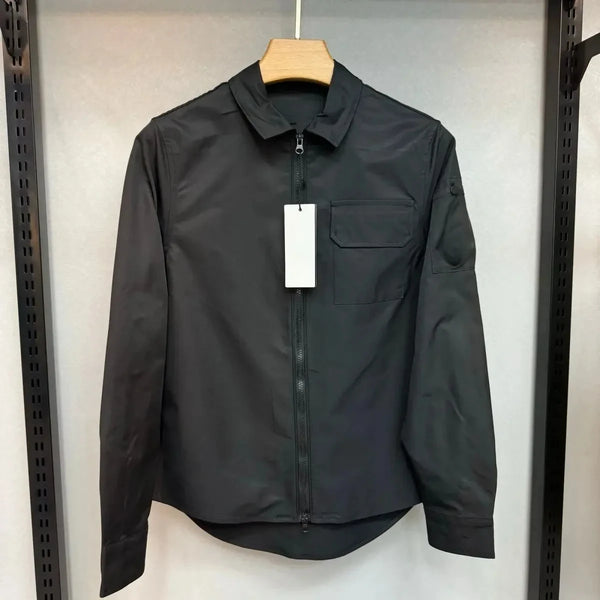 2024 New British style Nylon Shirt Couple's Jacket Waterproof and Windproof Functional Jacket Casual Light Luxury Men's Wear