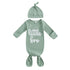 Infant Sleep Sack Set with Letter Print Long Sleeve Swaddle Bag