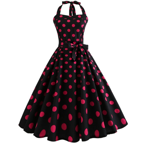 Women  Retro Rockabilly Prom Party Dress