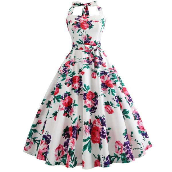 Women  Retro Rockabilly Prom Party Dress