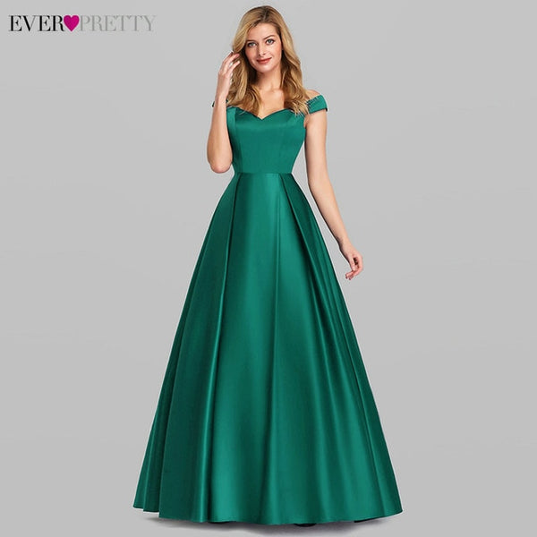 Women Blue Elegant Long Prom Dresses