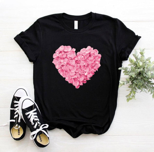 Women Casual Print Letter T-shirt