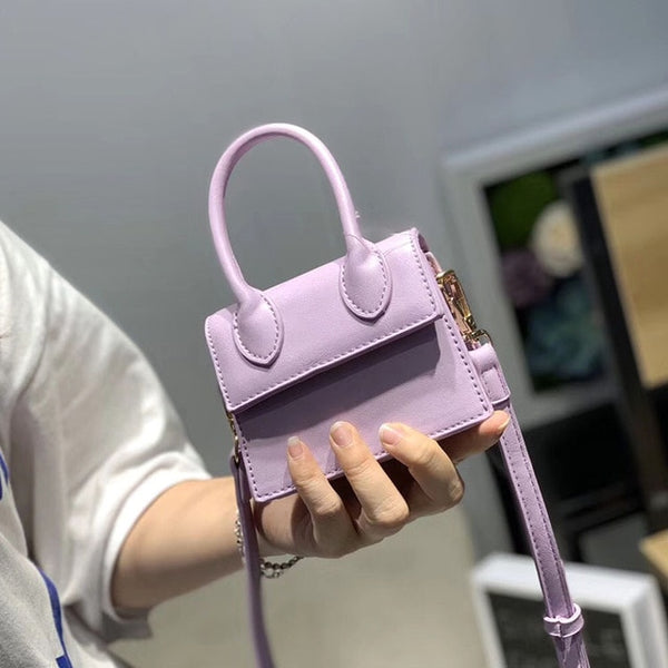 Fashion Quality PU Leather Square bag