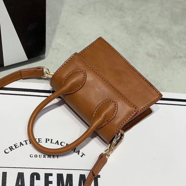 Fashion Quality PU Leather Square bag