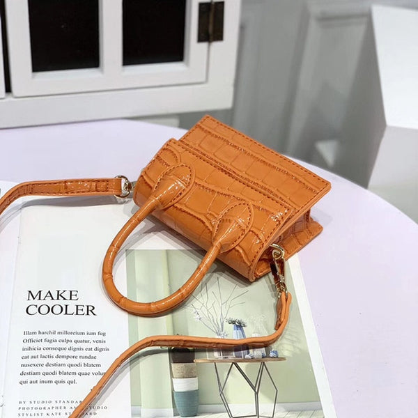 Fashion Quality PU Leather Square bag