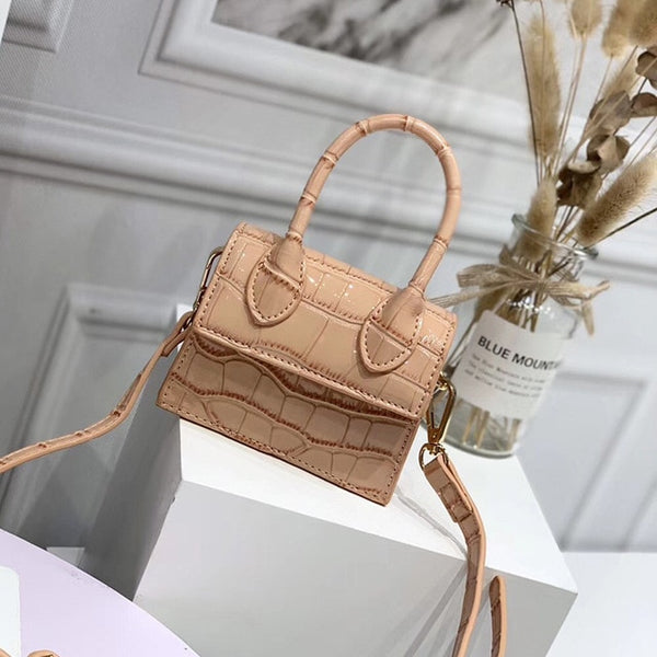 Fashion Quality PU Leather Square bag