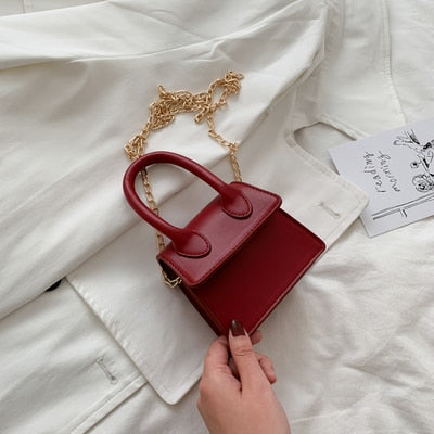 Fashion Quality PU Leather Square bag