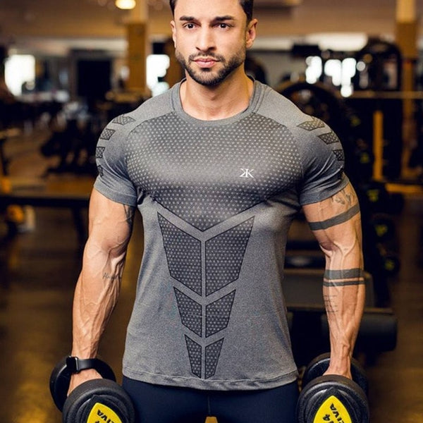 Men Compression Quick dry T-shirt