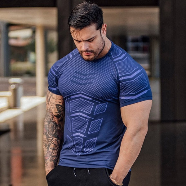 Men Compression Quick dry T-shirt