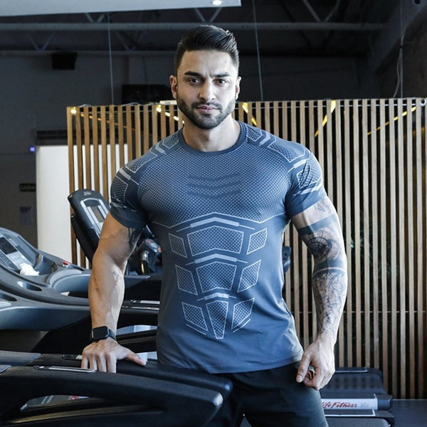 Men Compression Quick dry T-shirt