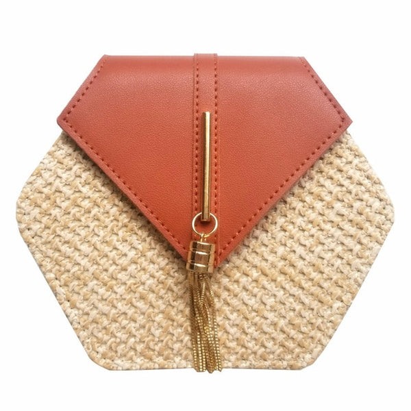 Women Summer Rattan Handmade Bag