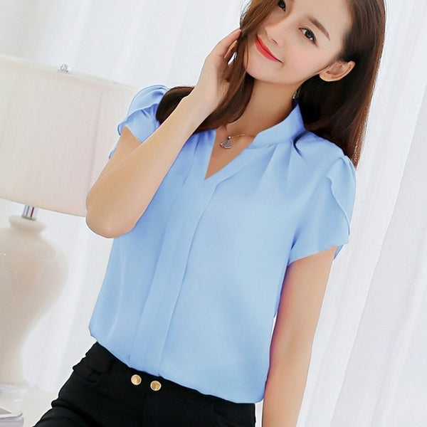 Woman Clothing Office Lady Blouses