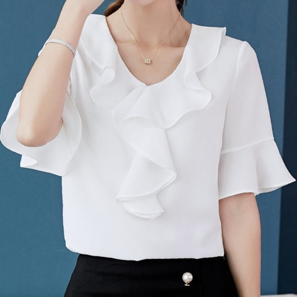 Woman Clothing Office Lady Blouses