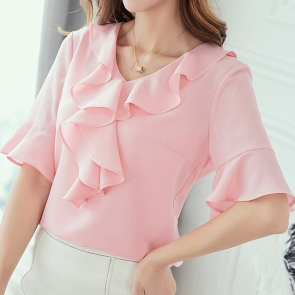 Woman Clothing Office Lady Blouses