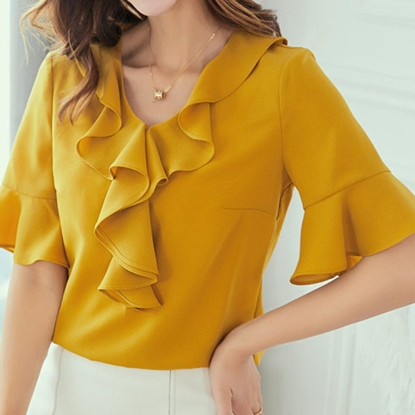 Woman Clothing Office Lady Blouses