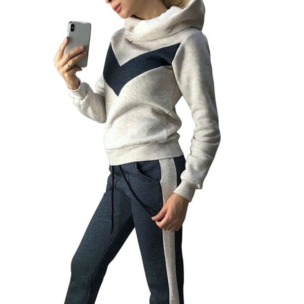 Women Sports Suits Hoodies Tracksuits