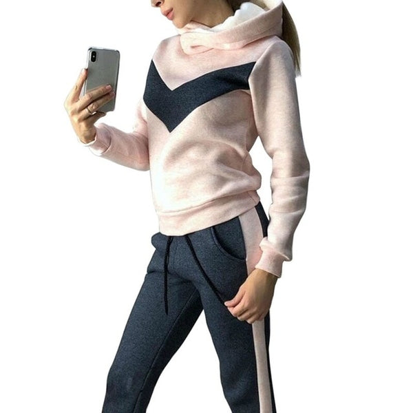 Women Sports Suits Hoodies Tracksuits